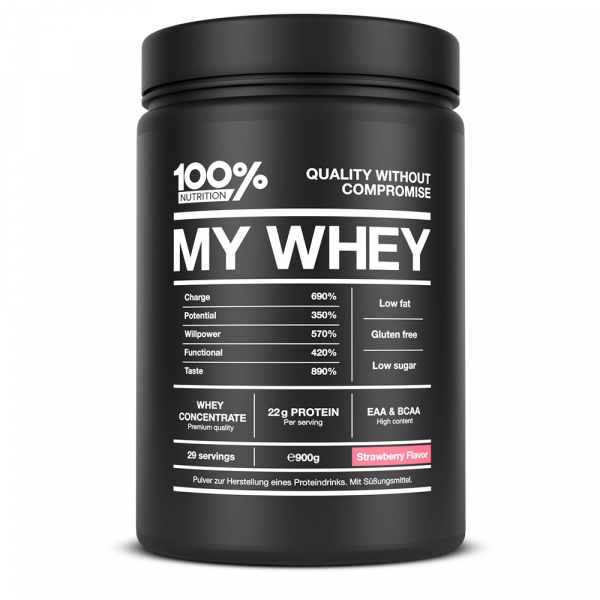 100% NUTRITION MY WHEY 900g