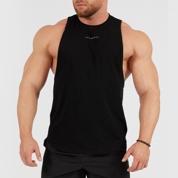 ATOMBODY Tank Top für Männer, Schwarz