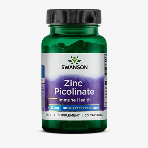 SWANSON Zinc Picolinate Body Preferred Form 22mg - 60 caps