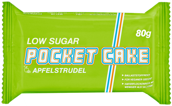 ENERGY CAKE Low Sugar Pocket Cake 15 x 80g