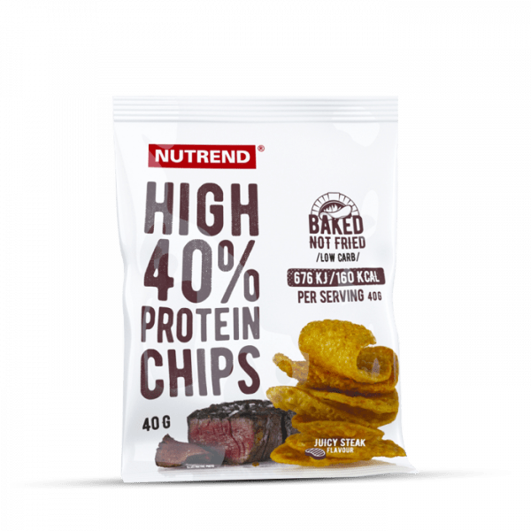 NUTREND HIGH PROTEIN CHIPS 6 x 40g Bars und Snacks