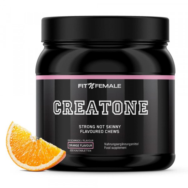 FITNFEMALE CreaTone Chews Orange 200 Tabletten