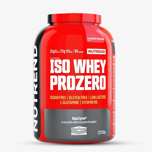 NUTREND ISO Whey PROZERO 2250g-Strawberry Cheesecake