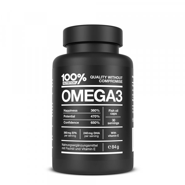 100% NUTRITION OMEGA 3 60 softgel