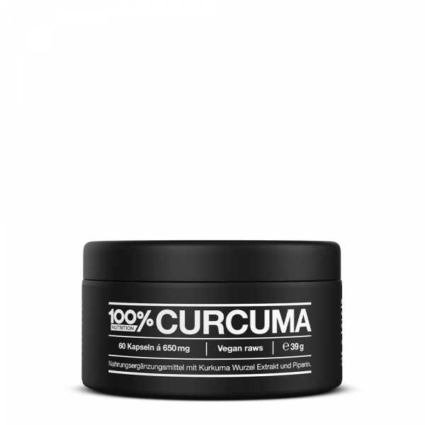 100% NUTRITION CURCUMA 500mg 60 caps