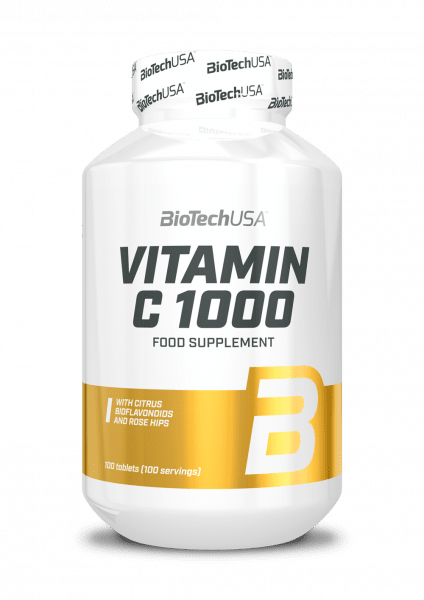 BIOTECHUSA Vitamin C 1000 100 Tabletten Vitamine und Mineralien