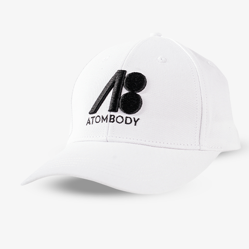 ATOMBODY Baseball Kappe Weiß