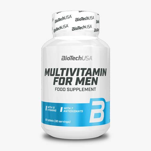 BIOTECHUSA Multivitamin for Men 60 Tabletten Vitamine und Mineralien