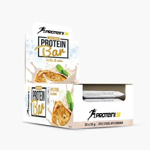 PROTEINI.SI PROTEIN BAR Apfelstrudel 24x55g