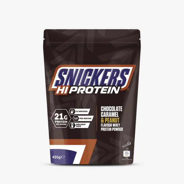 MARS PROTEIN Snickers Protein Powder Chocolate, Caramel & Peanut 455g
