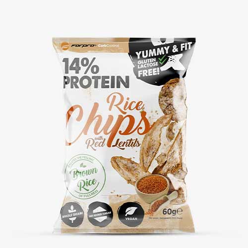 FORPRO 14% Protein Brown Rice Chips 18 x 60g