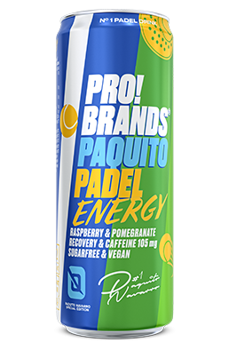 PRO!BRANDS Paquito Padel Energy (without BCAA) 24 x 330ml - MHD 05.05.2023