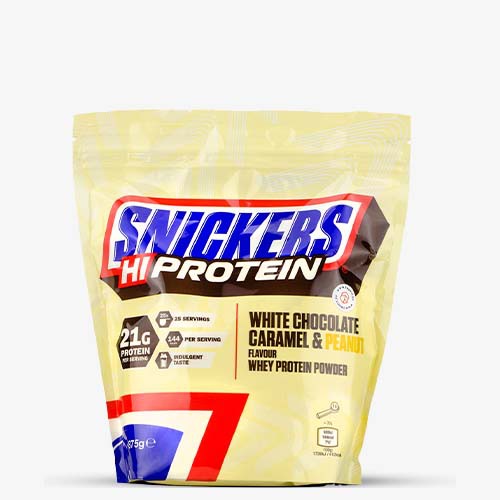 MARS PROTEIN Snickers Protein Powder 875g White Chocolate, Caramel & Peanut Flavour
