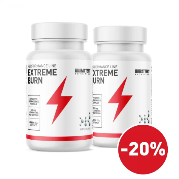 BATTERY NUTRITION Extreme Burn 60 Kapseln DUO PACK