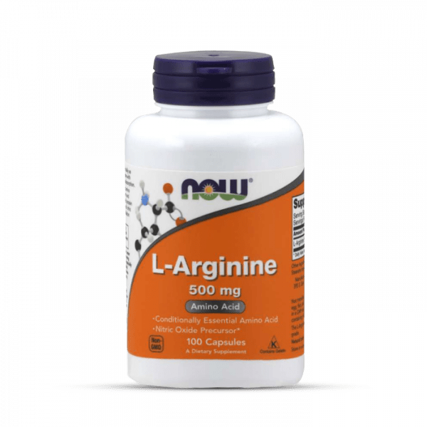 NOW FOODS - L-Arginine 500mg 100 Standard Aminos