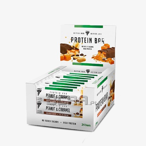 TREC NUTRITION PROTEIN BAR 24x49g PEANUT & CARAMEL