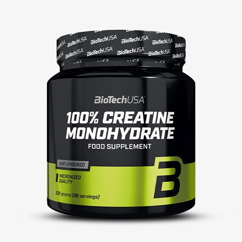 BIOTECHUSA 100% Micronized Creatine Monohydrate 300g