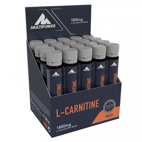 MULTIPOWER L-Carnitine Liquid 20 x 25ml-Pfirsich