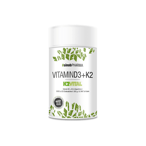 SINOB Vitamin D3+K2 60 Kaps Vegane Kapseln