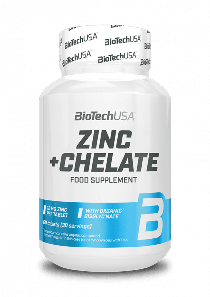 BIOTECHUSA Zinc + Chelate 60 Kapseln Vitamine und Mineralien