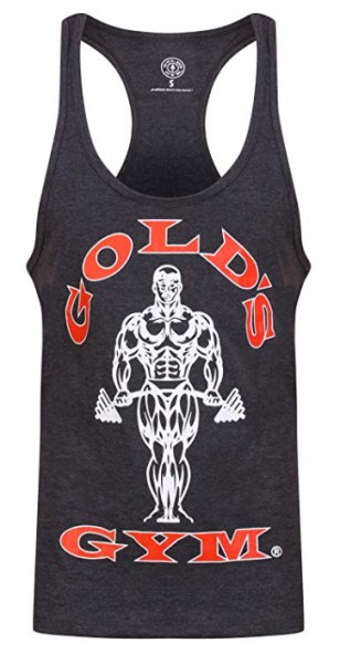 Golds Gym Stringer Charcoal/Marl