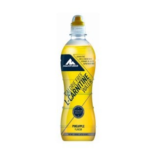 MULTIPOWER Calorie Free L-Carnitine Water 0,5l Water Pineapple Tray 12 Stück Drinks