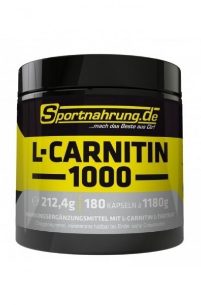 Sportnahrung.de L-Carnitin 1000 180 Kapseln