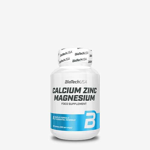 BIOTECHUSA Calcium Zinc Magnesium 100 Tabletten Vitamine und Mineralien