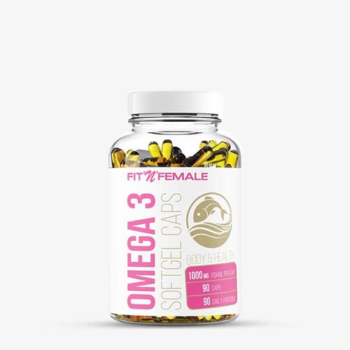 FITNFEMALE Omega 3 - hochdosiert 90 Kapseln