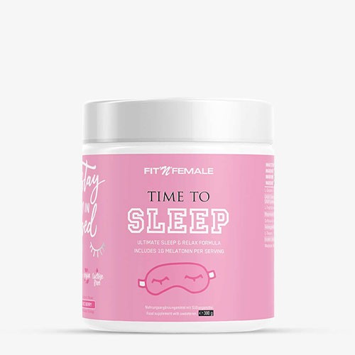 FITNFEMALE Time to Sleep 300g - Red Berry - MHD 19.07.2022