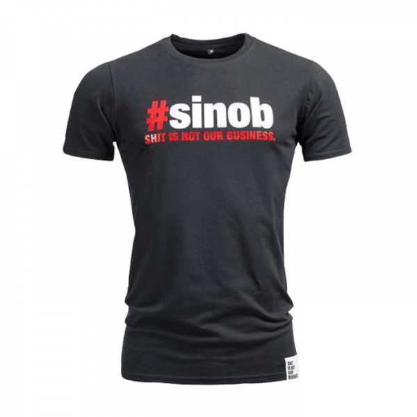 SINOB T-Shirt longer fit Schwarz Sportbekleidung